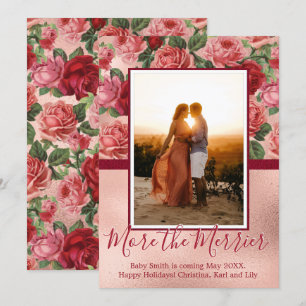 Kaarten voor de aankondiging van de kerstzwangersc