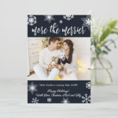 Kaarten voor de aankondiging van de kerstzwangersc (Staand voorkant)