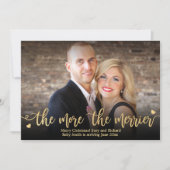 Kaarten voor de aankondiging van de kerstzwangersc (Voorkant)