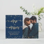 Kaarten voor de aankondiging van de kerstzwangersc (Staand voorkant)