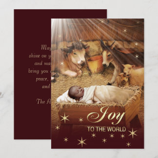 Kaarten voor de Baby Jezus Kerstmis