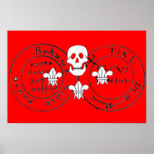 KAARTEN VOOR DE BEHANDELING VAN SCHAAL EN FLEUR DE POSTER (Voorkant)