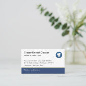 Kaarten voor de benoeming van tandartsen afsprakenkaartje (Staand voorkant)