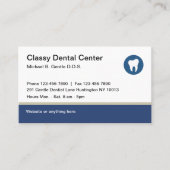 Kaarten voor de benoeming van tandartsen afsprakenkaartje (Voorkant)