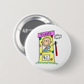 Kaarten voor de Button van de Fair Stick Figuur (Voorkant /achterkant)