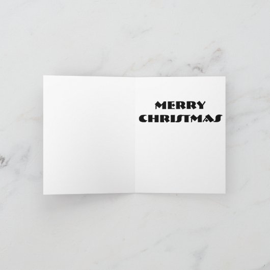 Kaarten voor de kerstkerstkerstkerstzwarte kat (Binnen)