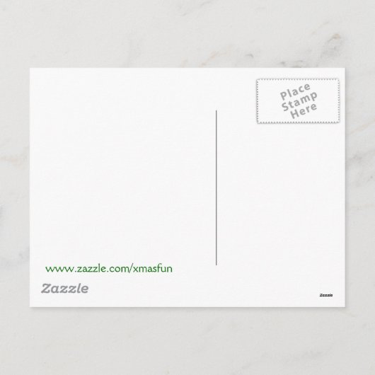   Kaarten voor de kerstman Feestdagenkaart (Achterkant)