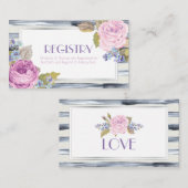 Kaarten voor de registratie van bloemen en strips (Voorkant / Achterkant)