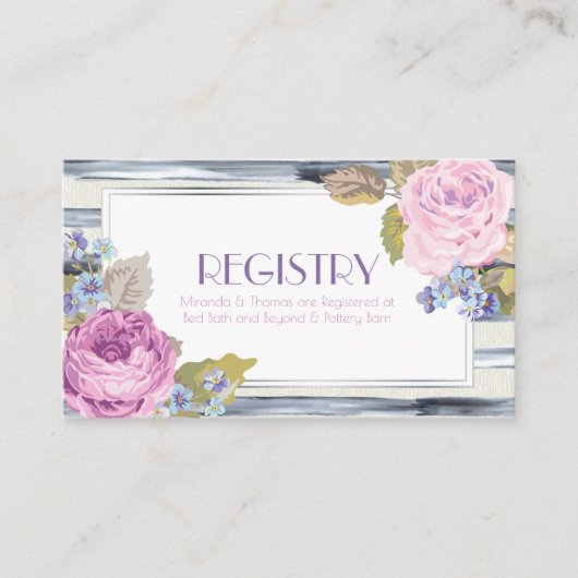 Kaarten voor de registratie van bloemen en strips (Voorkant)