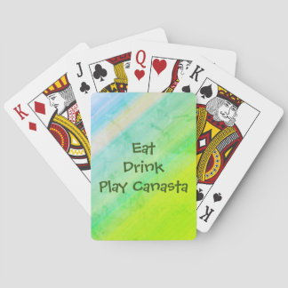 Kaarten voor Drink Play Canasta Eat