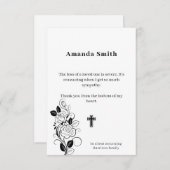 Kaarten voor een herdenkingsgoed (Voorkant / Achterkant)