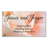 Kaarten voor een Magnetic Wedding Reminder Magnetisch Visitekaartje (Voorkant)