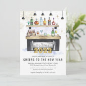 Kaarten voor een nieuw jaar | Vakantiegangers (Staand voorkant)