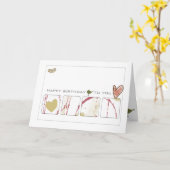 Kaarten voor eenvoudige berichten (Gele Bloem)