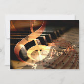 kaarten voor feestelijke viering met piofoon voor  (Voorkant)