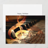 kaarten voor feestelijke viering met piofoon voor  (Voorkant / Achterkant)