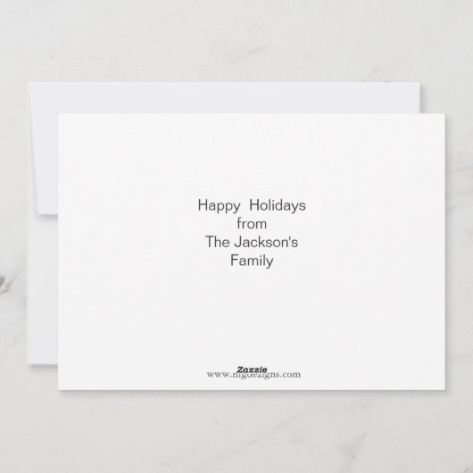 kaarten voor feestelijke viering met piofoon voor  (Achterkant)