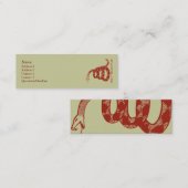 Kaarten voor Gadsden Flag Profile Mini Visitekaartje (Voorkant / Achterkant)