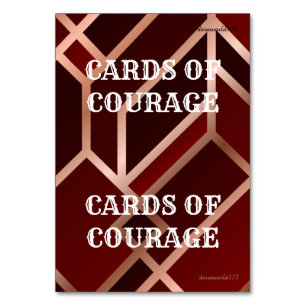 Kaarten voor Game Courage