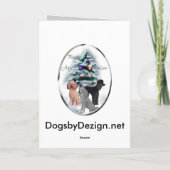 Kaarten voor gebak kerstcadeaus (Achterkant)