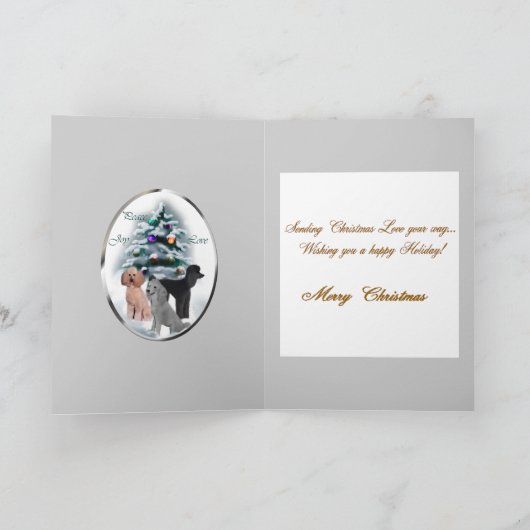 Kaarten voor gebak kerstcadeaus (Binnen)