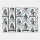 Kaarten voor gebak kerstcadeaus inpakpapier vel (Voorkant 2)