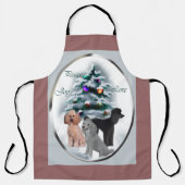 Kaarten voor gebak kerstcadeaus schort (Voorkant)