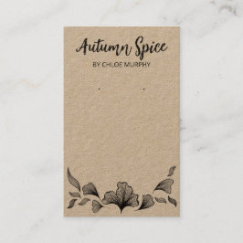 Kaarten voor Ginko Leaf-veroudering Visitekaartje