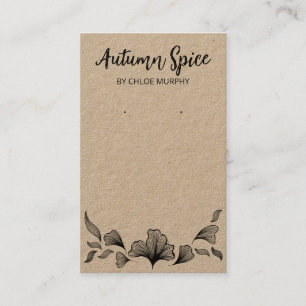 Kaarten voor Ginko Leaf-veroudering Visitekaartje