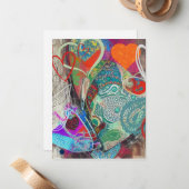 Kaarten voor harten en voetgangers notitiekaartje (Voorkant / Achterkant in situ)