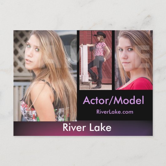 Kaarten voor headshot Composietkaarten - Hoofdfoto (Voorkant)