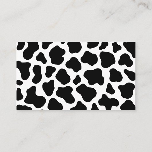 Kaarten voor het aanvragen van koe Thema Baby show (Achterkant)