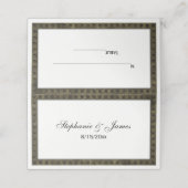 Kaarten voor het afbreken van Lijsten met verhard  Plaatskaartje (Buitenkant ongevouwen)