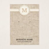 Kaarten voor het afluisteren van ingeleide monogra visitekaartjes (Voorkant)