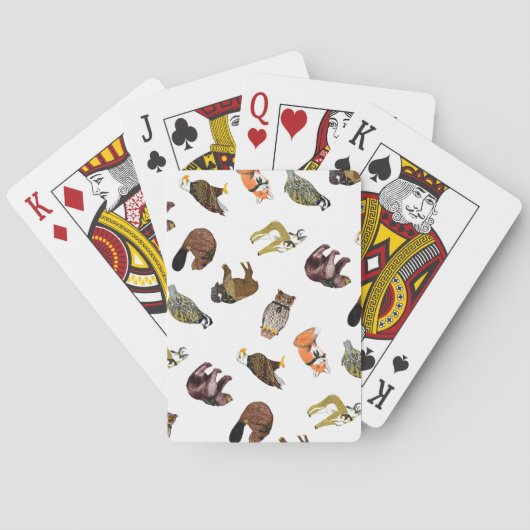 Kaarten voor het afspelen van hout (Achterkant)