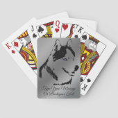 Kaarten voor het afspelen van Husky Gepersonalisee (Achterkant)