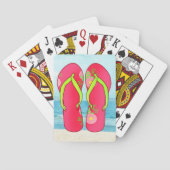 Kaarten voor het afspelen van vlokken op strand om (Achterkant)