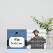 Kaarten voor het Afstuderen van Classy School (Staand voorkant)