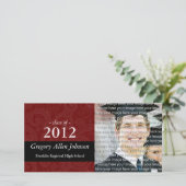 Kaarten voor het Afstuderen van Classy School (Staand voorkant)