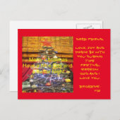 Kaarten voor het kerstfestival van Merry Feestdagenkaart (Voorkant / Achterkant)