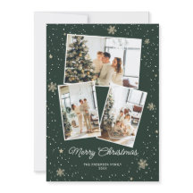 Kaarten voor het kleuren van groene kerstfoto's