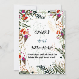 Kaarten voor het nieuwe jaar Greenery Botanical Ca