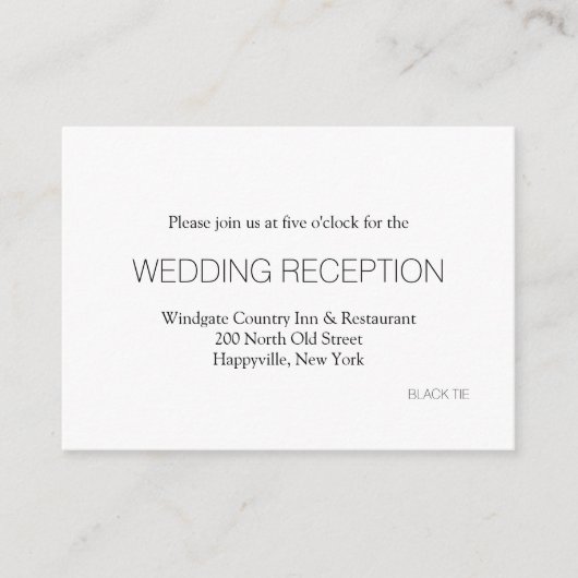 Kaarten voor het opvangen van zwarte Stropdassen b (Voorkant)