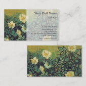  kaarten voor het profiel van wilde rozen visitekaartje (Voorkant / Achterkant)