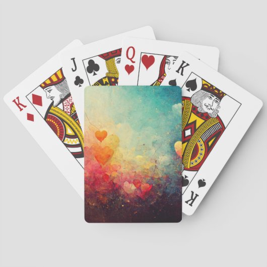 Kaarten voor het spelen van harten (Achterkant)