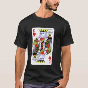 Kaarten voor het spelen van harten t-shirt