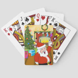 Kaarten voor het spelen van kerstavond