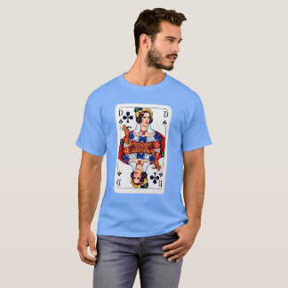 Kaarten voor het spelen van koninginnen t-shirt