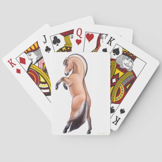 Kaarten voor het spelen van Noorse Fjord-paarden (Achterkant)