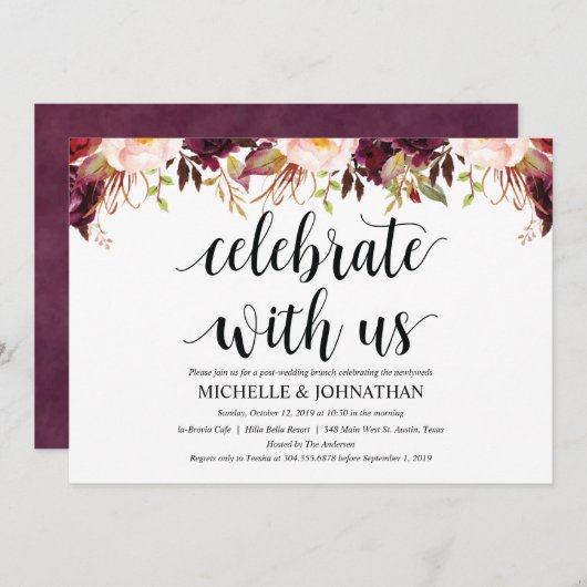 Kaarten voor het uitnodigen van een wedstrijd door (Voorkant / Achterkant)